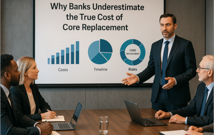 Core replacements promise transformation—but hidden costs can sink the budget. Learn where banks overspend and how to plan smarter.