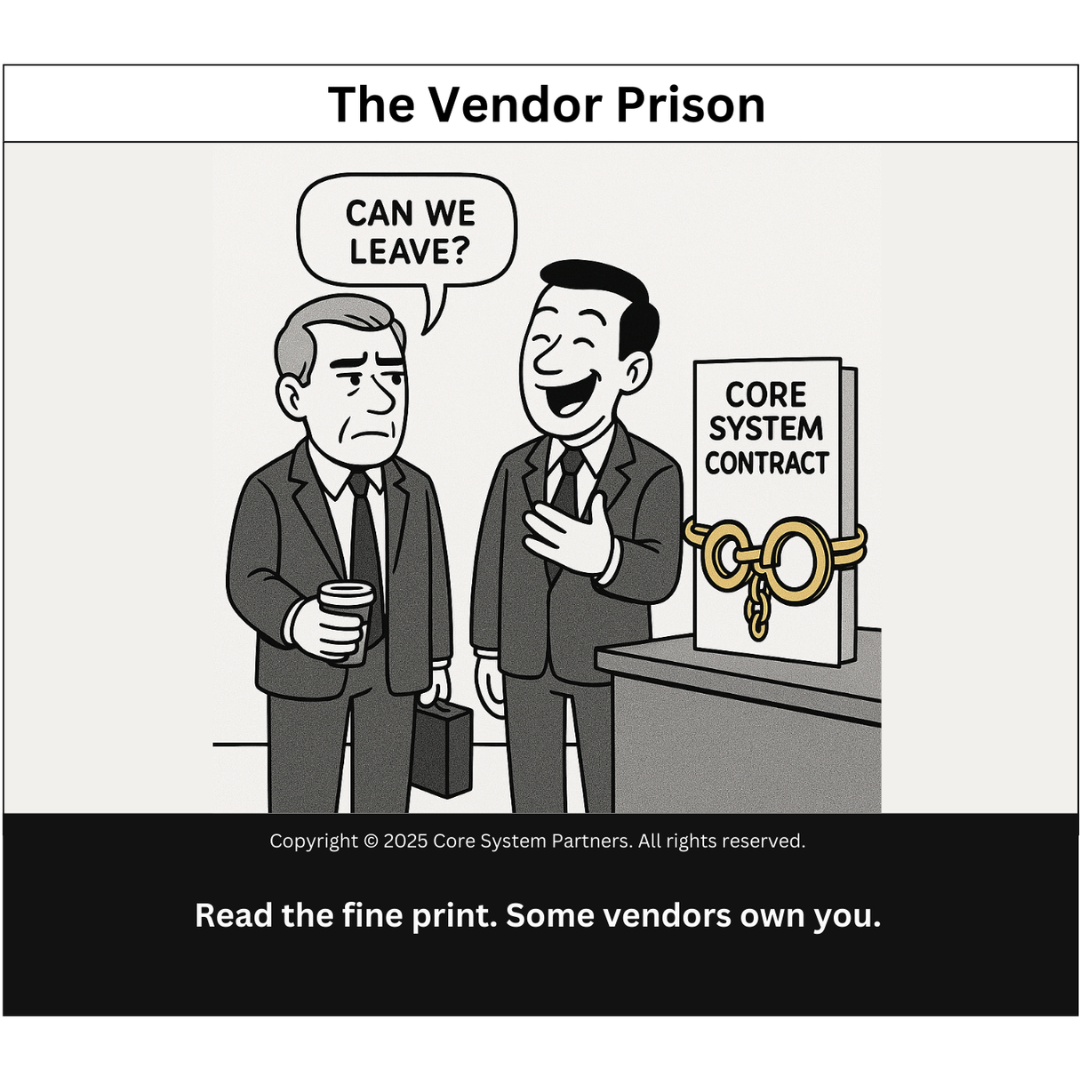 Feeling stuck with your core provider? Learn how to spot—and escape—vendor lock-in before it stalls your bank’s transformation.