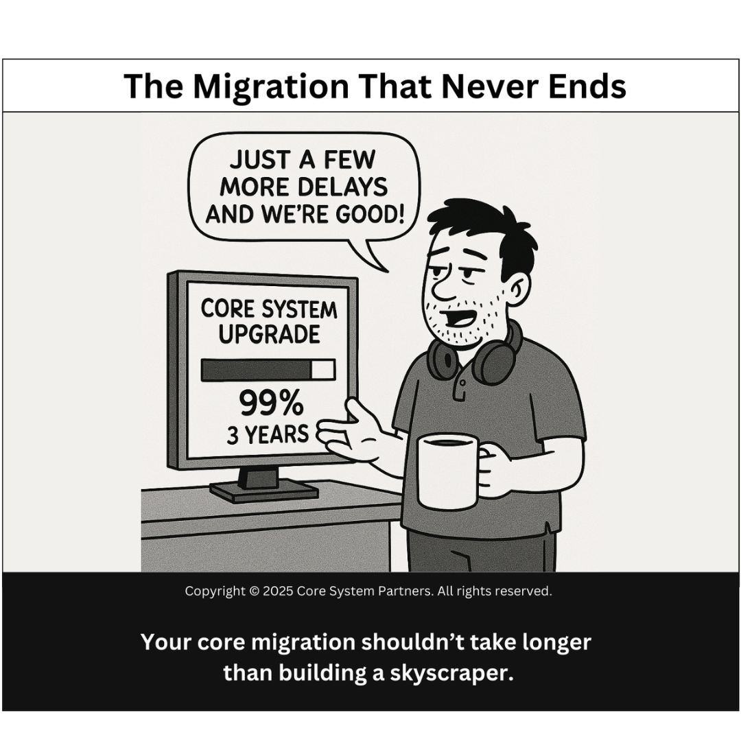 When a “quick” core migration drags into year four, it’s time to ask: are we planning, or just stalling? Learn why projects stall—and how to finally move forward.