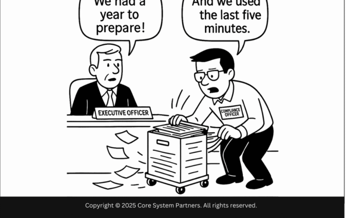 The real audit surprise? When preparation happens in the last five minutes. Compliance should be part of daily operations—not a last-minute scramble.