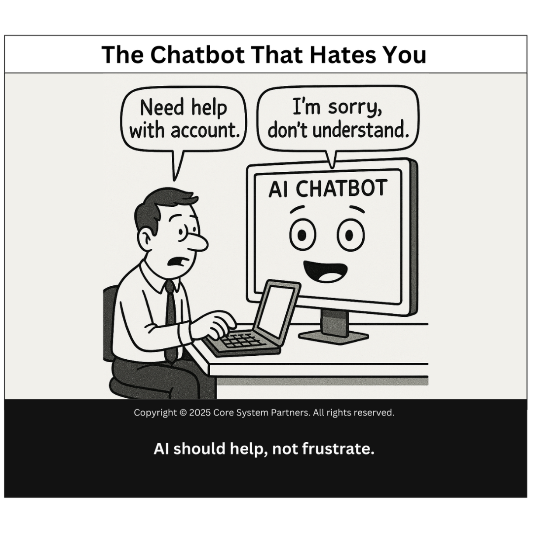 When AI chatbots fail to understand simple banking requests, frustration grows. AI should empower customers—not alienate them.