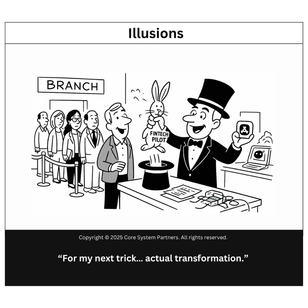 Fintech illusions vs true digital transformation in banking