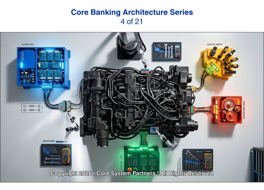 Most banks don’t need to replace their core to become AI-ready but they must modularize it properly, separating domains, exposing events, and aligning data meaning so AI can operate without complex integrations.