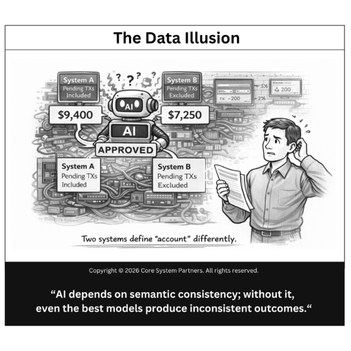 When systems define the same data differently, AI doesn’t fail, it produces conflicting answers with confidence.