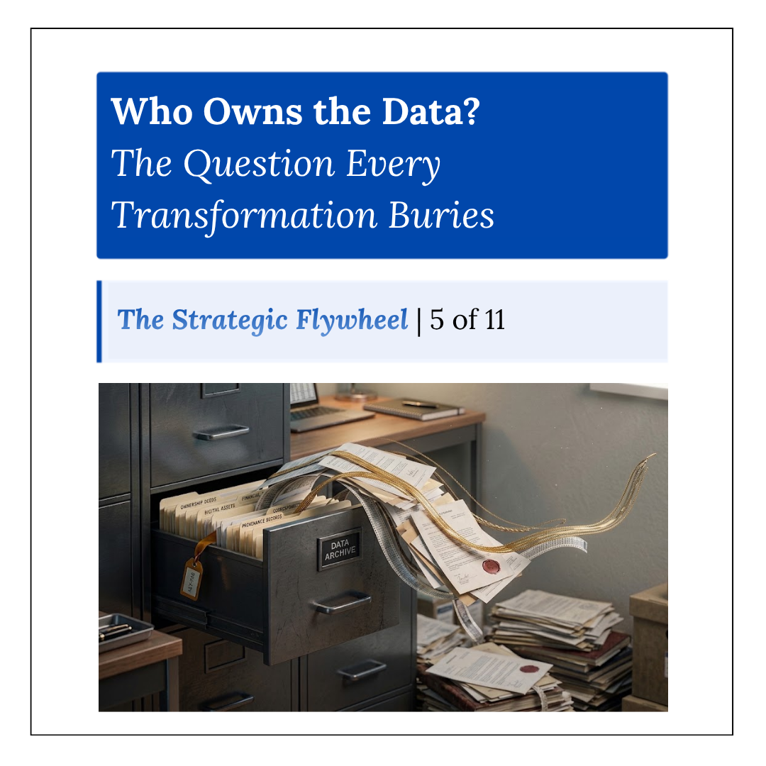 Successful transformations start with clear data ownership. Every critical data asset should have one accountable owner, not a committee, department, or policy.